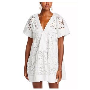 A.L.C Camila Embroidered Cotton Dress